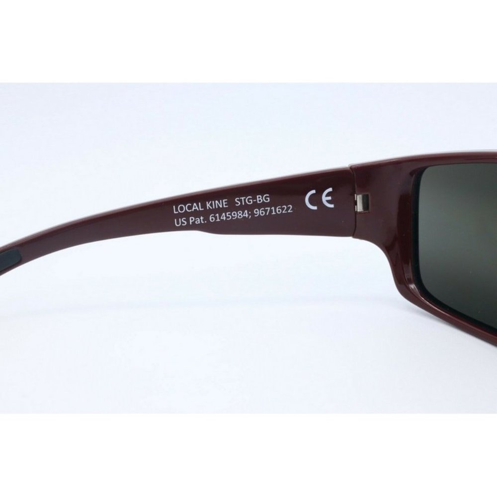 Maui Jim Local kine MJ 810-07E Wrap Black Sunglasses Gray Polarized Lenses (A) - Picture 5 of 6